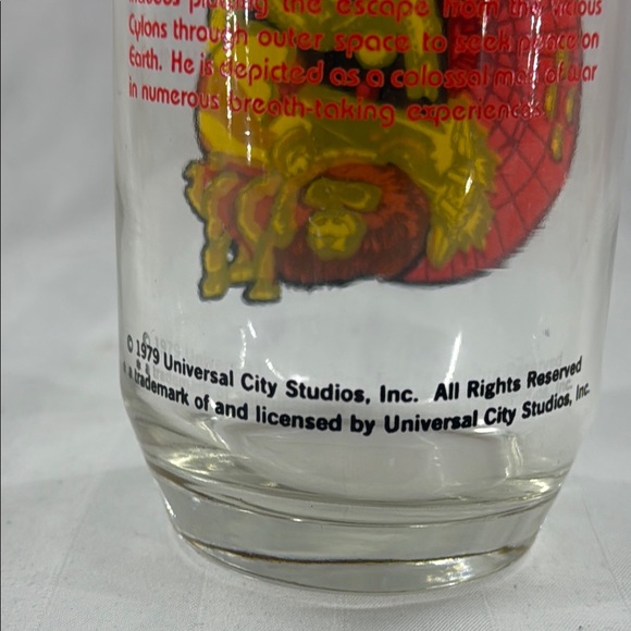 Battlestar Galactica Collectible Glass - Picture 3 of 5